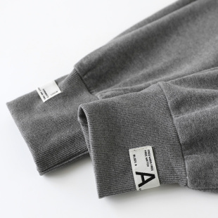 束口裤 子灰色美式 女春秋季 显瘦百搭休闲运动裤 宽松哈伦卫裤 韩版