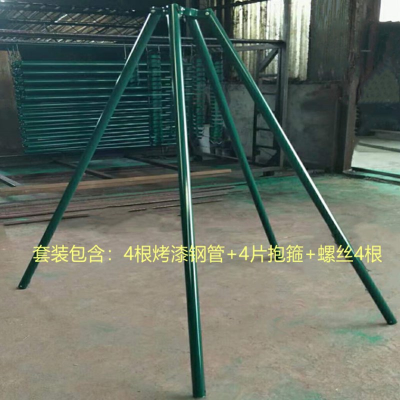 树木支撑固定器抱箍防风杆绿化镀锌钢管支撑架苗木支架乔木固定杆