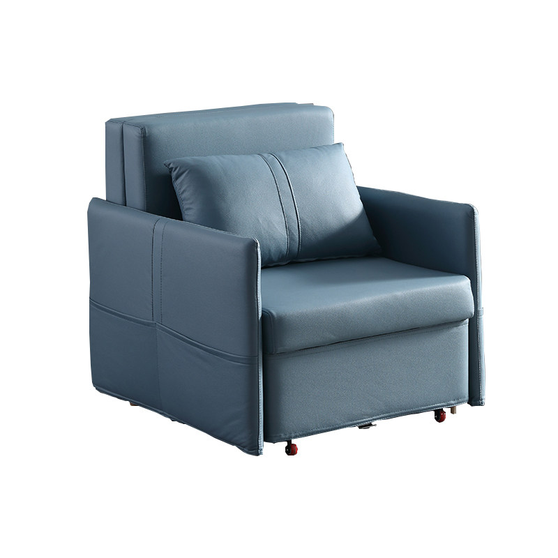 70公分单人沙发床可折叠小户型阳台90cm储物科技布两用书房推拉