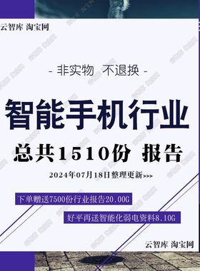 2024年智能手机行业报告 5G手机市场展望产业链S研究分析洞察报告