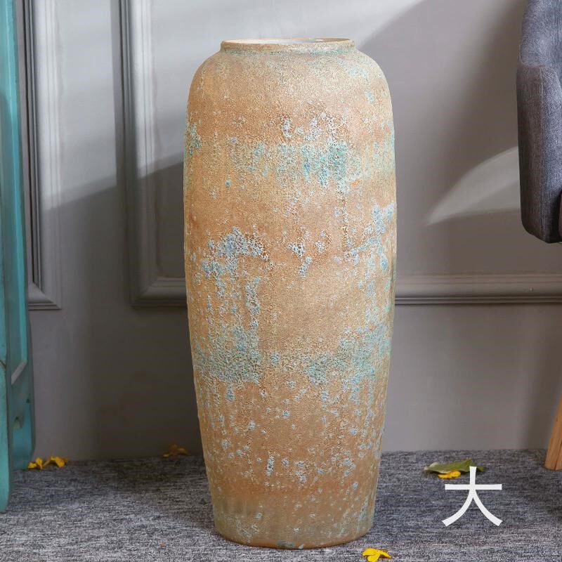 家居装饰设计软装品陶瓷落地大花瓶宾馆酒店大厅摆件大罐子缸