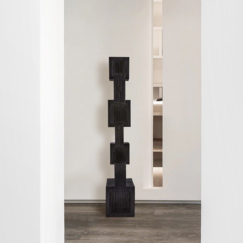 样板间玄关抽象木雕落地摆件民宿酒店实木碳化雕塑艺术品软装摆设,家居饰品,落地摆件,淘宝优惠券,粉丝福利购,淘宝优惠卷