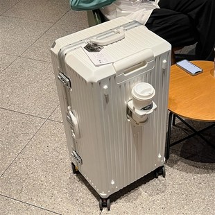大容量铝框行李箱多功能拉杆箱30寸皮箱万向轮新款旅行箱子男女28