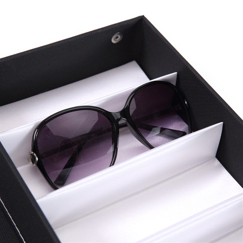 眼镜收纳盒8格防尘眼镜E展示盒太阳镜眼睛展示架