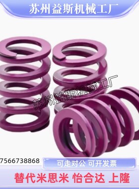 紫色矩形弹簧YSWC-D8-D10-D12-L15 L20 L25L30L35L40L45L50L55L60