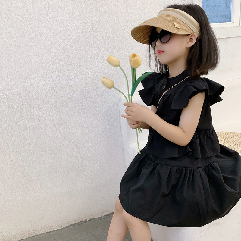 现货特别的亲子装炸街20s23高端母女连衣裙女童装新款夏洋气网红