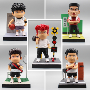 灌篮高手GK玩胖湘北五虎大号樱木花道流川枫三井寿手办模型摆件