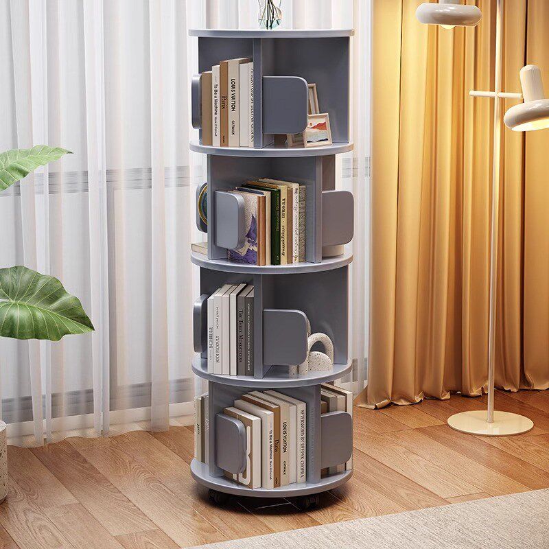 实木可旋转移动书架落地置物架家用简约走廊过道不占地方的书架子,住宅家具,旋转书架,淘宝优惠券,粉丝福利购,淘宝优惠卷