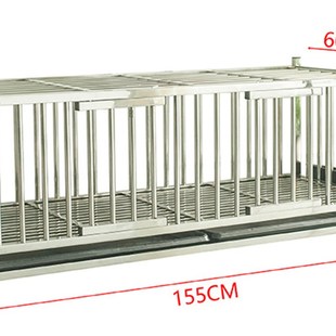 不锈钢鸡笼子家用养殖不锈钢笼养鸡笼鹅笼鸭笼兔笼大号双层鸡舍