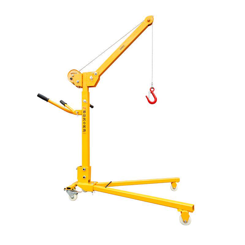 新款便携式小型吊机可折叠手摇吊c车电动家用车载吊微型起重提升