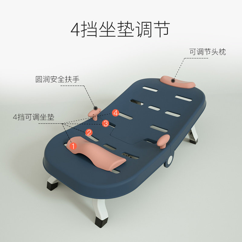 可折叠便携式宝宝洗头床洗发躺椅儿童洗头椅N神器小孩洗发家用防