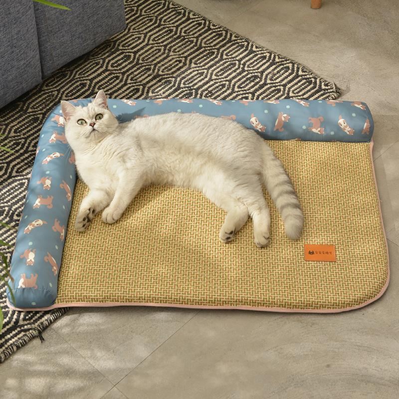 Pet Cooling Mae Dog Cat Bed ion-Toxic Cool Summtr Pad 4.SNze-封面