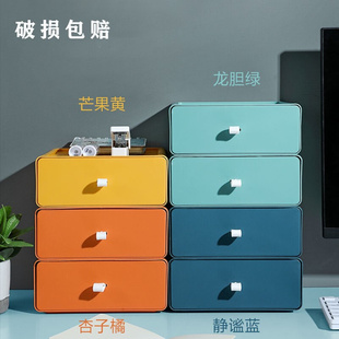 抽屉式桌面收纳P盒储物盒子小y箱办公室书桌上置物架整理柜宿舍神