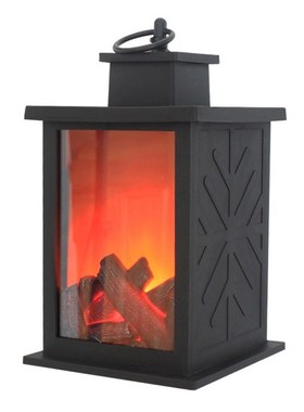 Fireplace LED Light Simulation Burning Garden Lamp Durable H