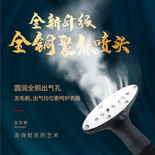 服装 粉色双缸2200瓦大功率窗帘婚纱蒸汽烫斗挂熨烫 店专商用新款