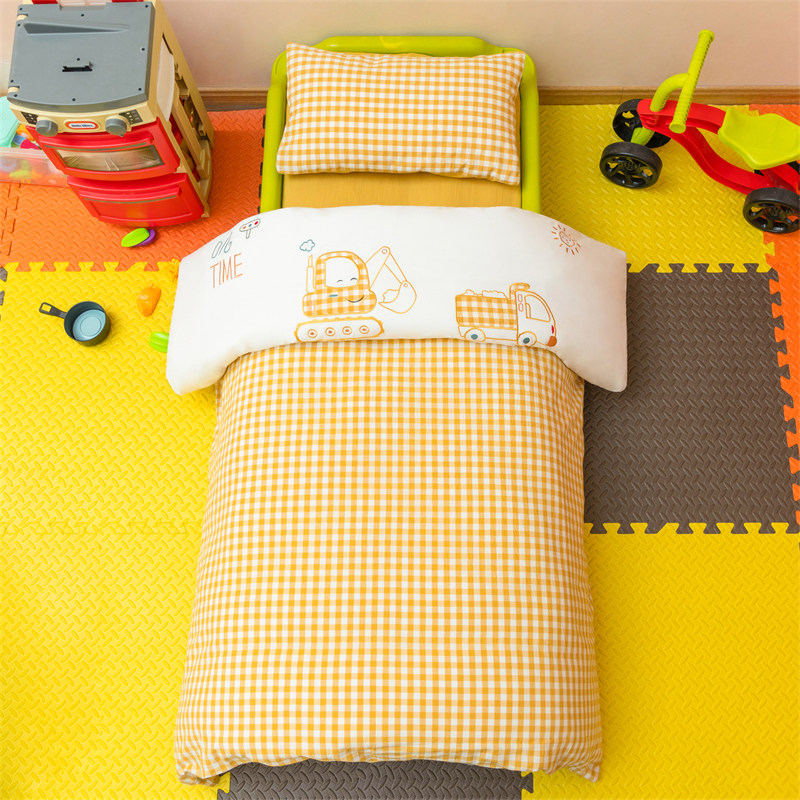 幼儿园被子三件套宝宝入园午睡被褥套装全棉水V洗棉儿童套件六,婴童用品,婴童床品套件,淘宝优惠券,粉丝福利购,淘宝优惠卷