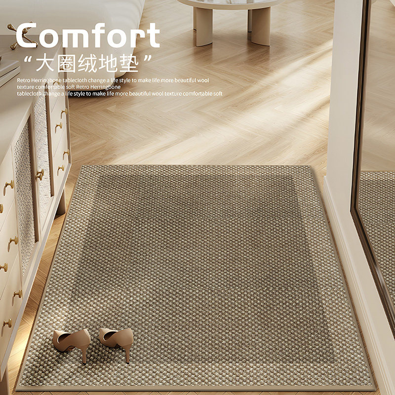 入户门地垫进门地毯门口垫子纯色门垫日式脚垫仿剑麻简约原木风,居家布艺,入户地垫,淘宝优惠券,粉丝福利购,淘宝优惠卷