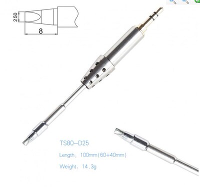 Original TS B02 D25 K4 TS80 Soldering Iron Tip Replacement S