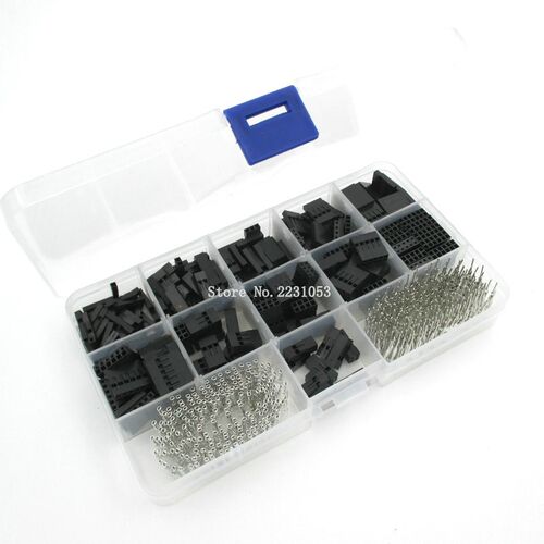 620pcs Dupont Connector 2.54mm, Dupont Cable Jumper Wire Pin