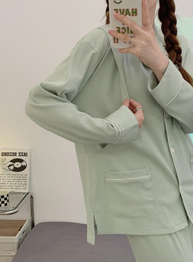 孕妇睡衣女春秋冬季月子服哺乳装春天孕期产后大尺码家居服套装