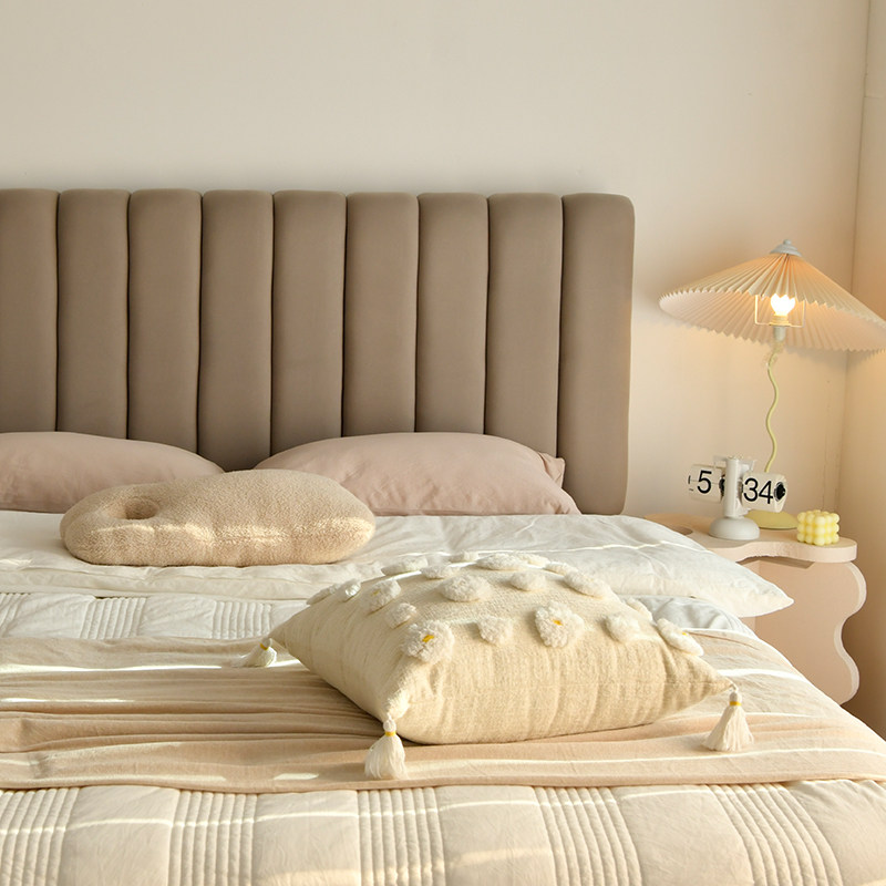 【悉屋】床头靠垫软包床头板靠背垫床头罩榻榻p米氛围感简约可拆