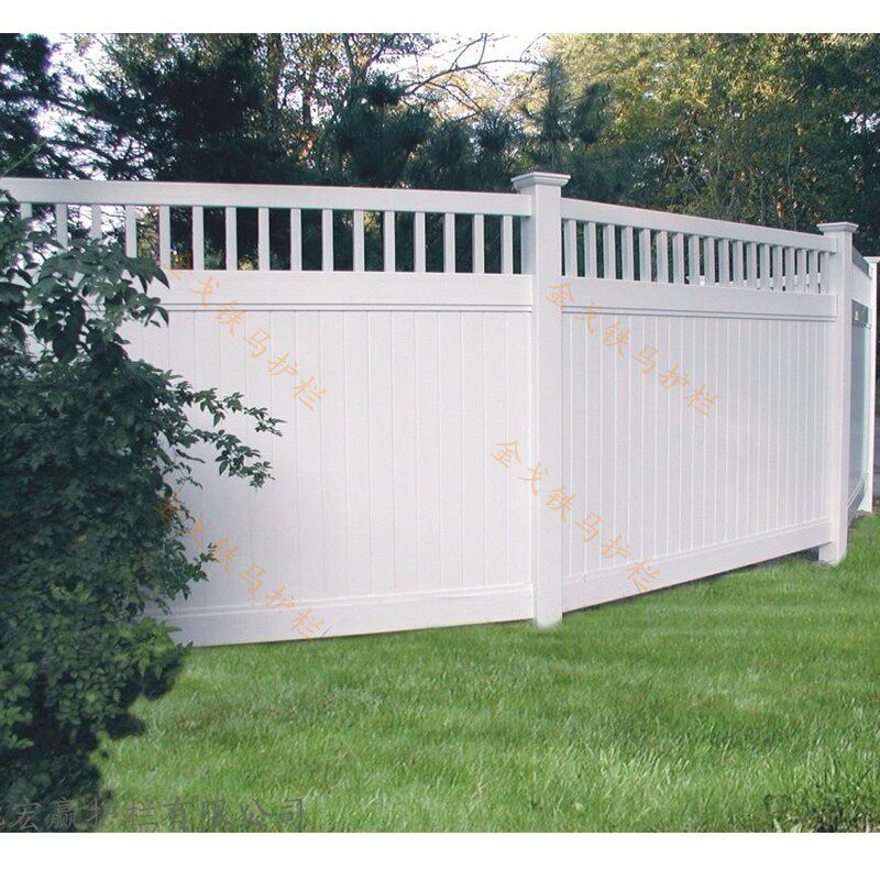 庭院花园围栏室i外阳台栅栏pvc塑钢栏杆美式别墅护栏封闭式围墙