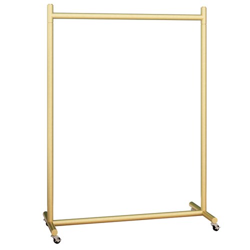 可移动晾衣架落地式挂衣架阳台简易带轮子卧室内女宿舍晾衣杆家用