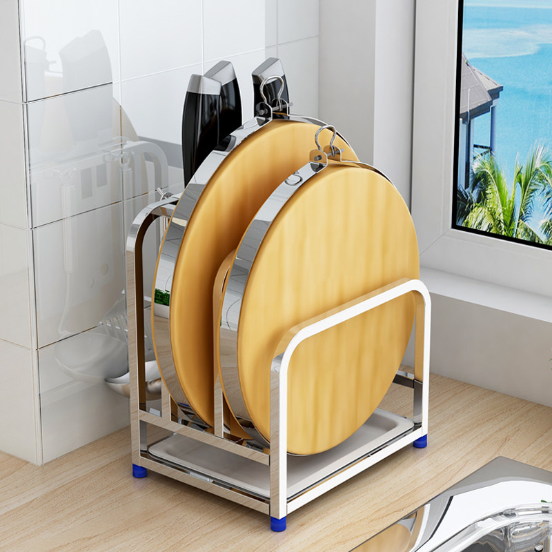 304不锈钢厨房菜板架刀架一体置物架免打孔壁挂多功能砧板收纳架,厨房/烹饪用具,刀架,淘宝优惠券,粉丝福利购,淘宝优惠卷