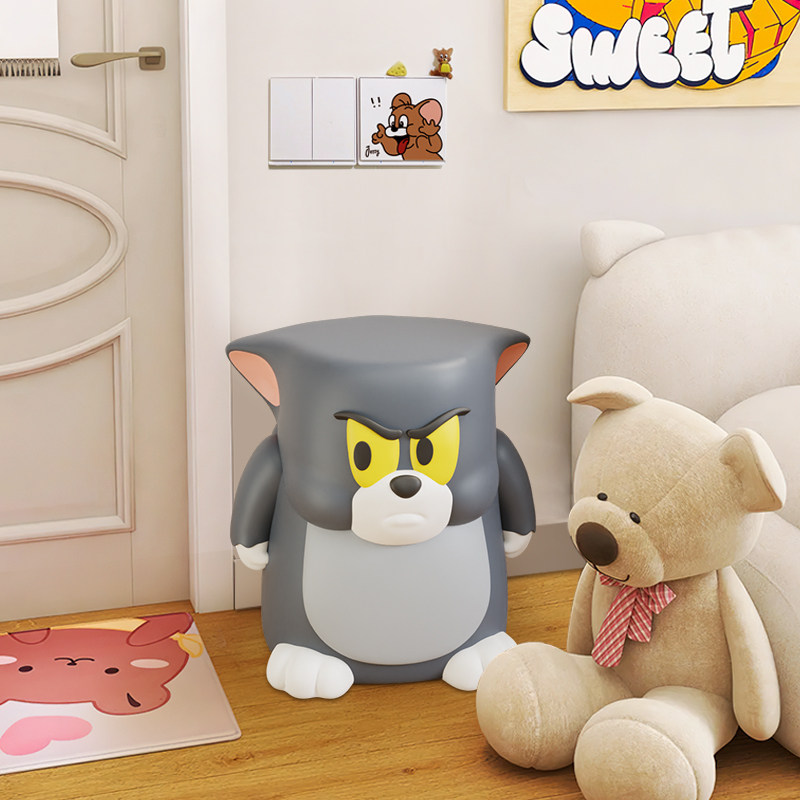 猫和老鼠网红入户门换鞋凳家用门口进门凳穿鞋凳卡通客厅边几矮凳,住宅家具,矮凳,淘宝优惠券,粉丝福利购,淘宝优惠卷