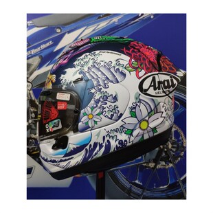 适用于日本ARAI RX-7X东瀛B龙摩托车头盔尾翼贴纸贴花拉花防水磨