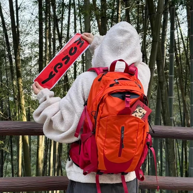 山栖户外轻便登山包徒步旅行旅游爬H山背包男女士大容量双肩包
