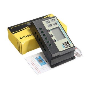 太阳能控制器12V24V太阳能板自动转换T电池充电20A