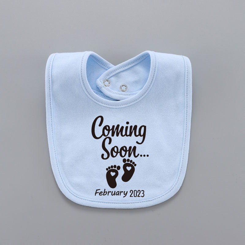 Newborn Baby B bs Sarliva Tawel PocketiBoby Coming Soon Bib 婴童用品 小围嘴 原图主图