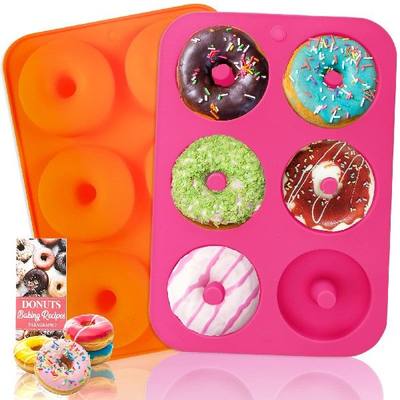 速发4 Size Silicone Baking Pan for Pastry Donuts Silicon For