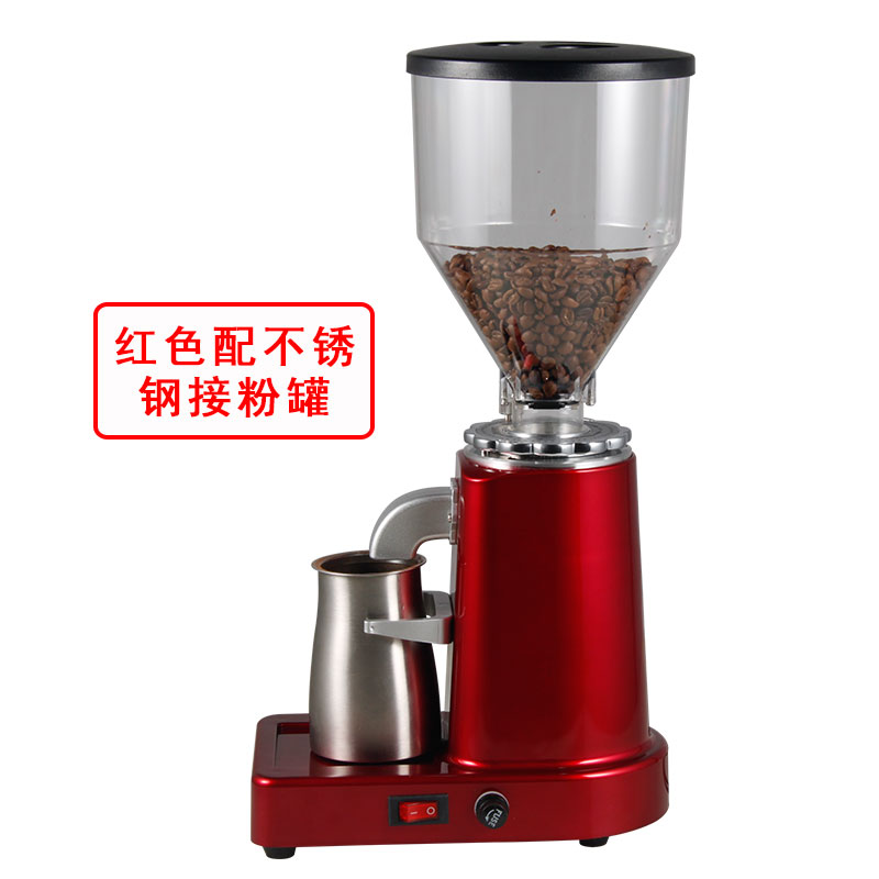 不锈钢电动磨豆机手冲咖啡研磨机商用I家用意式浓缩咖啡研磨粉机