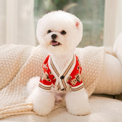 博美犬专用衣服四脚狗防掉毛狗小鹿犬吉娃娃比熊泰迪冬天保暖穿的