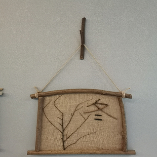 61K3免打孔墙上墙壁装饰品挂饰客厅新中式饭店禅意茶室民宿墙面挂