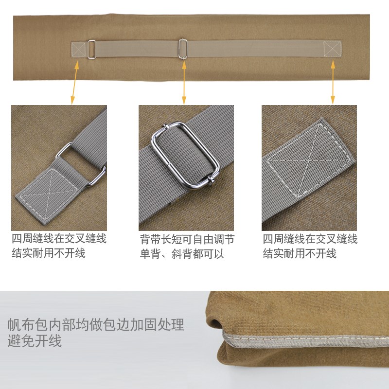 金钓勾钓b鱼伞包帆布渔具包鱼竿包鱼包鱼杆收纳包耐磨加厚渔具配