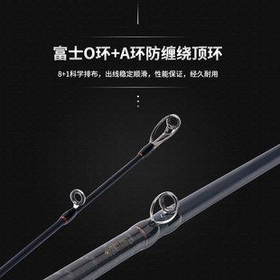 科尼男玩冰轻雷二代XH超硬调雷强竿轻雷杆黑鱼竿超轻路亚竿