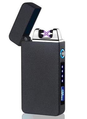 sb Rechargeable Electric Lighter Dual Arc Windproof Cigar Li