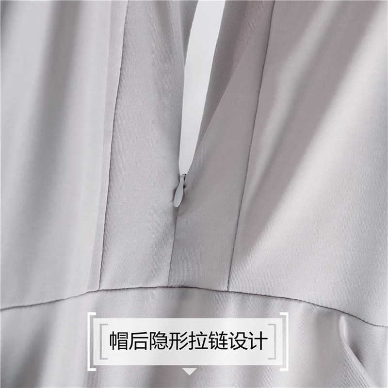 新款防晒衣长款女外穿防紫外线电动车G透气连体冰丝外套防晒服夏