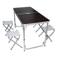 直销新品户外休闲桌椅/p野餐折叠桌椅/铝分体桌椅/组合野餐桌椅/