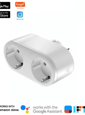 WiFi Smart Plug Outlet 2 In 1 Tuya Remote Control Electrical