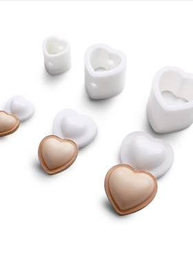 手工皮具diy工具爱桃心形皮铃铛模具塑形皮挂件刀模版型图纸格样