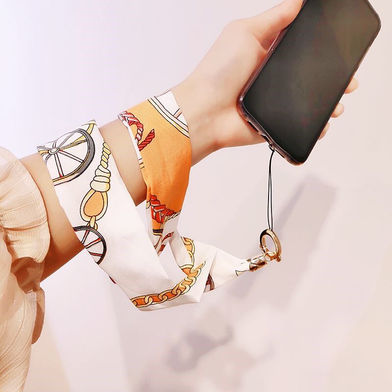 手机挂绳挂脖子结实耐用网红手机链挂饰防丢O女款不勒脖绳子长吊