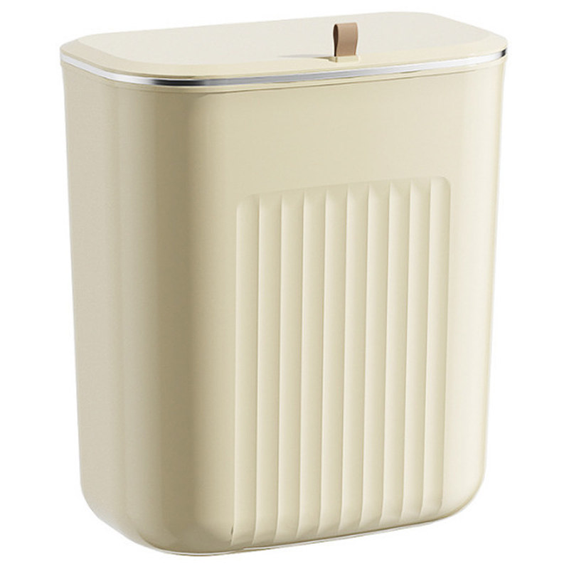 高颜值厨房挂式垃圾桶家用橱柜门卫生间厕所带盖壁挂2022新款