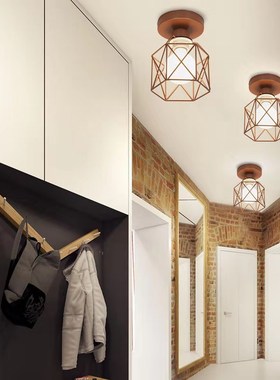 Nordic Iron Ceiling Light Stand Modern Lamp Living Room Bedr