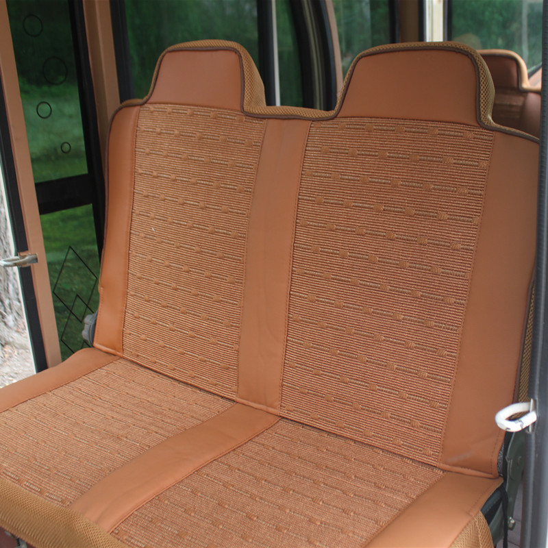 三轮四轮电动车篷车电轿电瓶车机编冰丝坐垫座套定制夏季凉爽