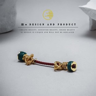 精品108单圈文玩地狱色湖北绿松石万向轴弟子珠配饰品DIY手工配件