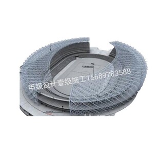 球形钢结构d网架螺栓球网架管桁架干煤棚体育馆风雨操场加油站i.